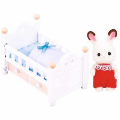 Sylvanian suklaapupuvauva ja sänky