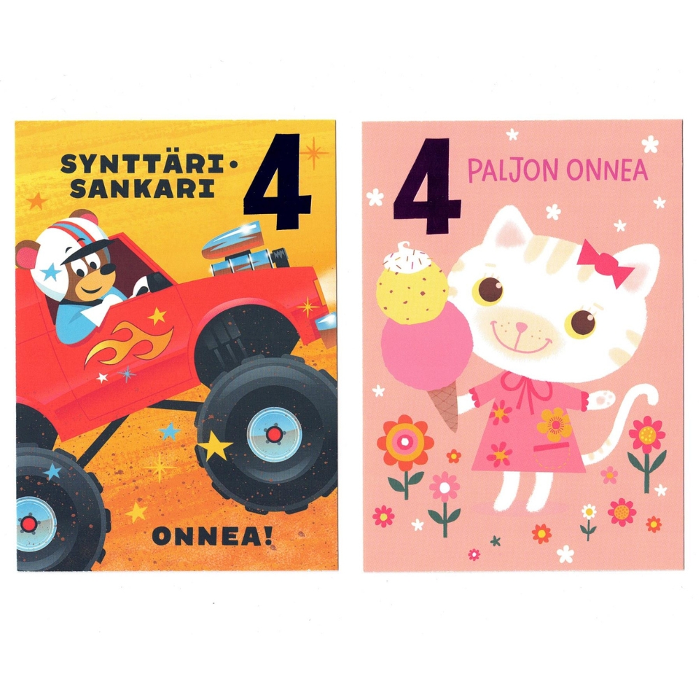 monsteriauto tai kissa, 4 v