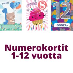 Numerokortit 1-12 vuotta