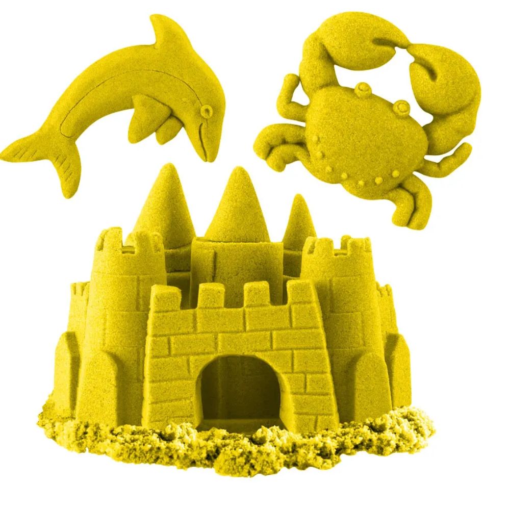 Värikäs kineettinen hiekka Kinetic Sand Neon Box  225 g (lajitelma) - Image 4