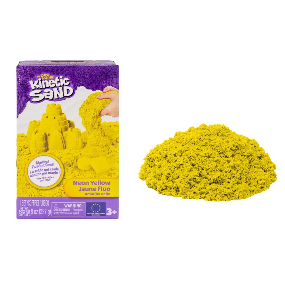 Värikäs kineettinen hiekka Kinetic Sand Neon Box  225 g (lajitelma) - Image 7