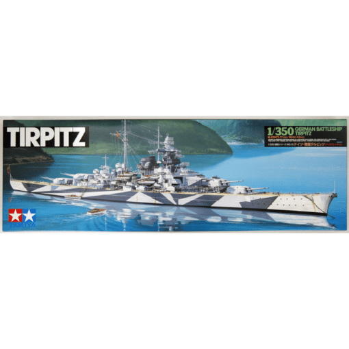 Tamiya Sotalaiva Tirpitz 1/350 koottava pienoismalli