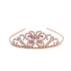 Tiara kultainen ja timattinen perhostiara