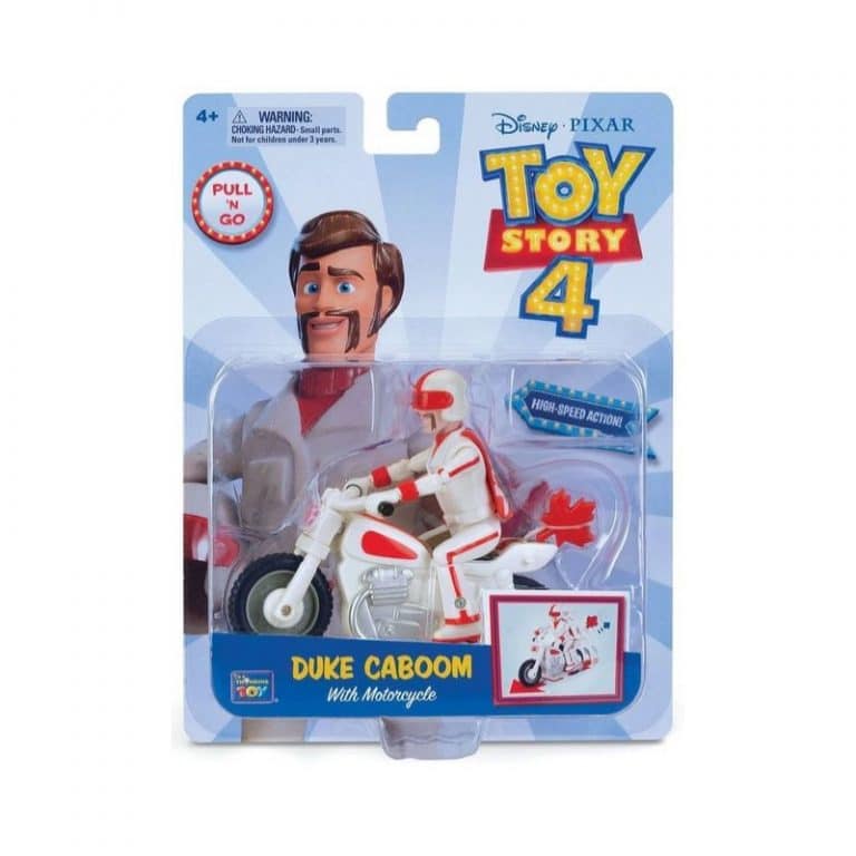 Toy Story 4 Duke Caboom & moottoripyörä
