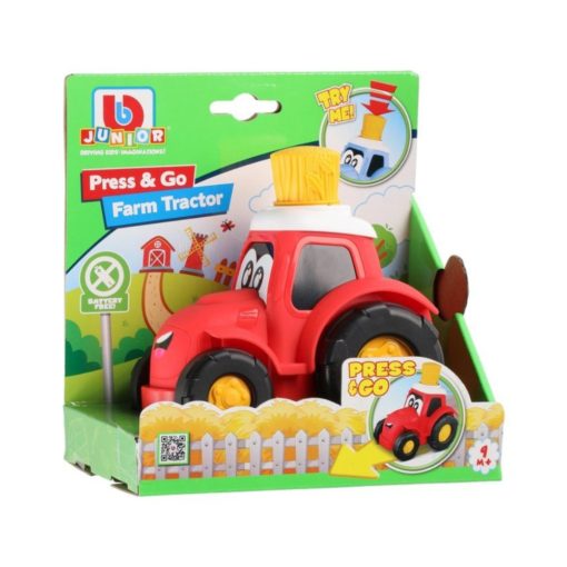 Traktori Press & Go erilaisia Burago Jr