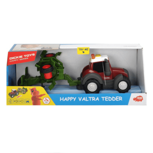 Traktori Valtra ja pöyhin Dickie