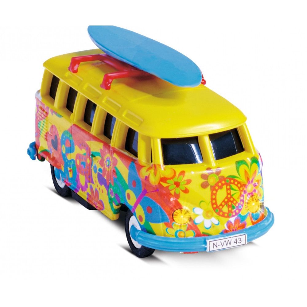 VW T1 Bus RC Carson   Flower Power 1:87 RTR – LED-valoilla - Image 3