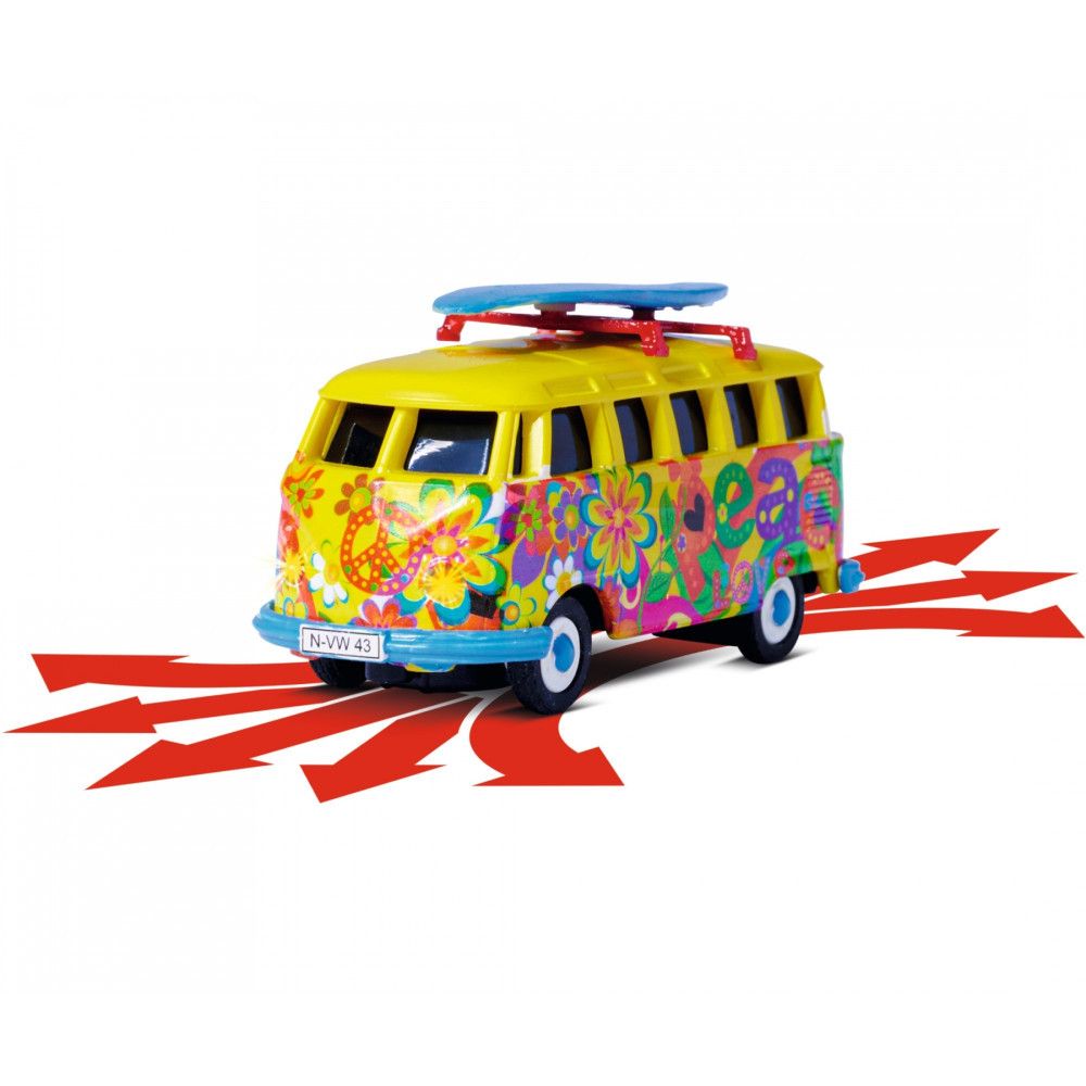 VW T1 Bus RC Carson   Flower Power 1:87 RTR – LED-valoilla - Image 5