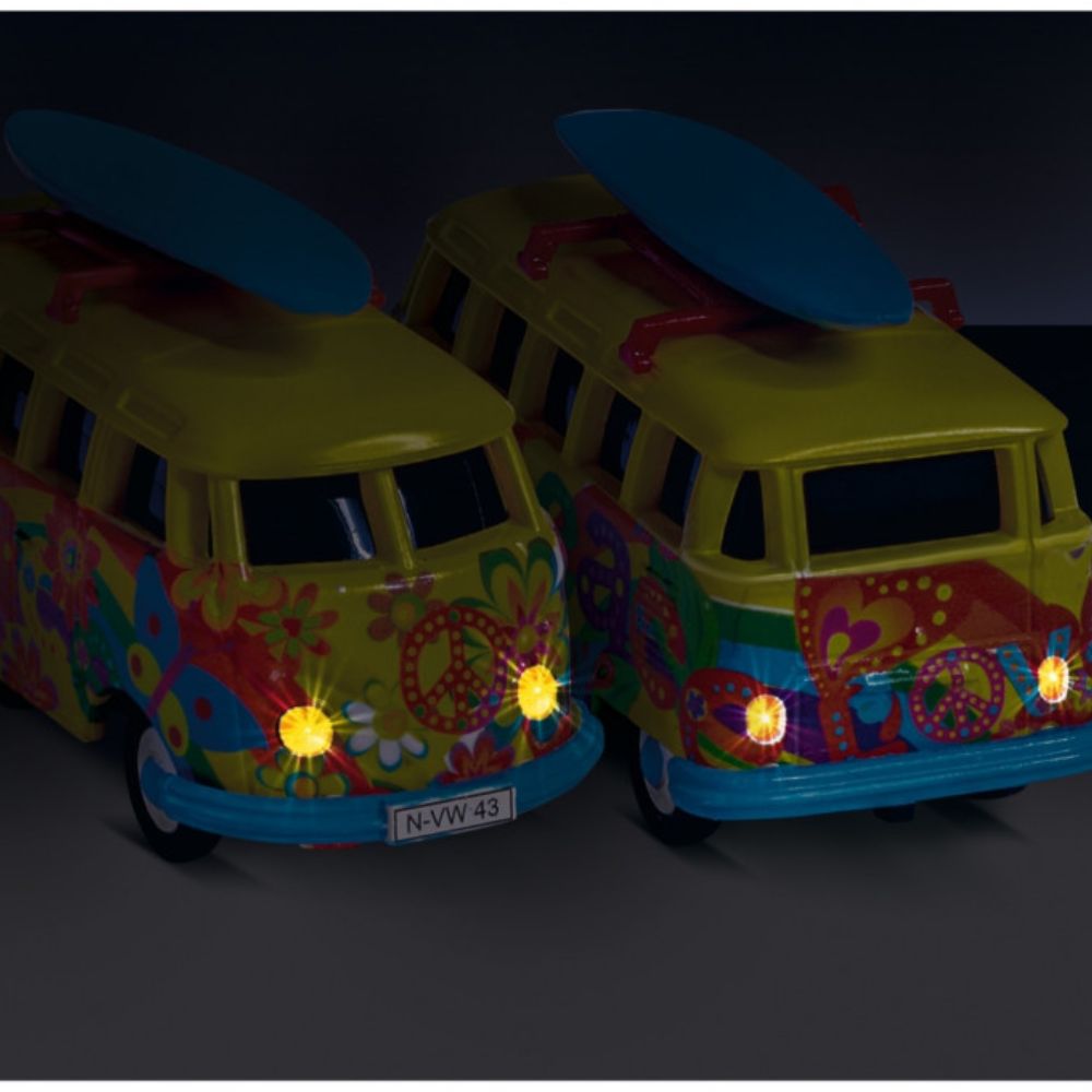 VW T1 Bus RC Carson   Flower Power 1:87 RTR – LED-valoilla - Image 7