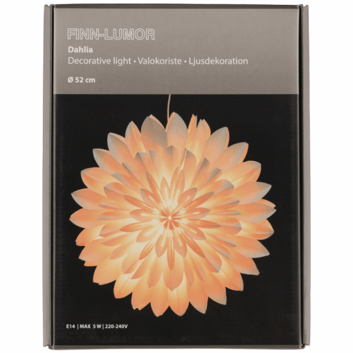 Valokoriste Dahlia 52 cm - Image 4