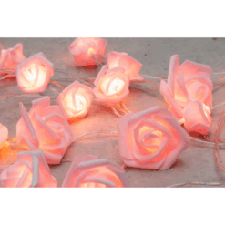 Alternative view of Valosarja Ruusu 20 Led pinkki