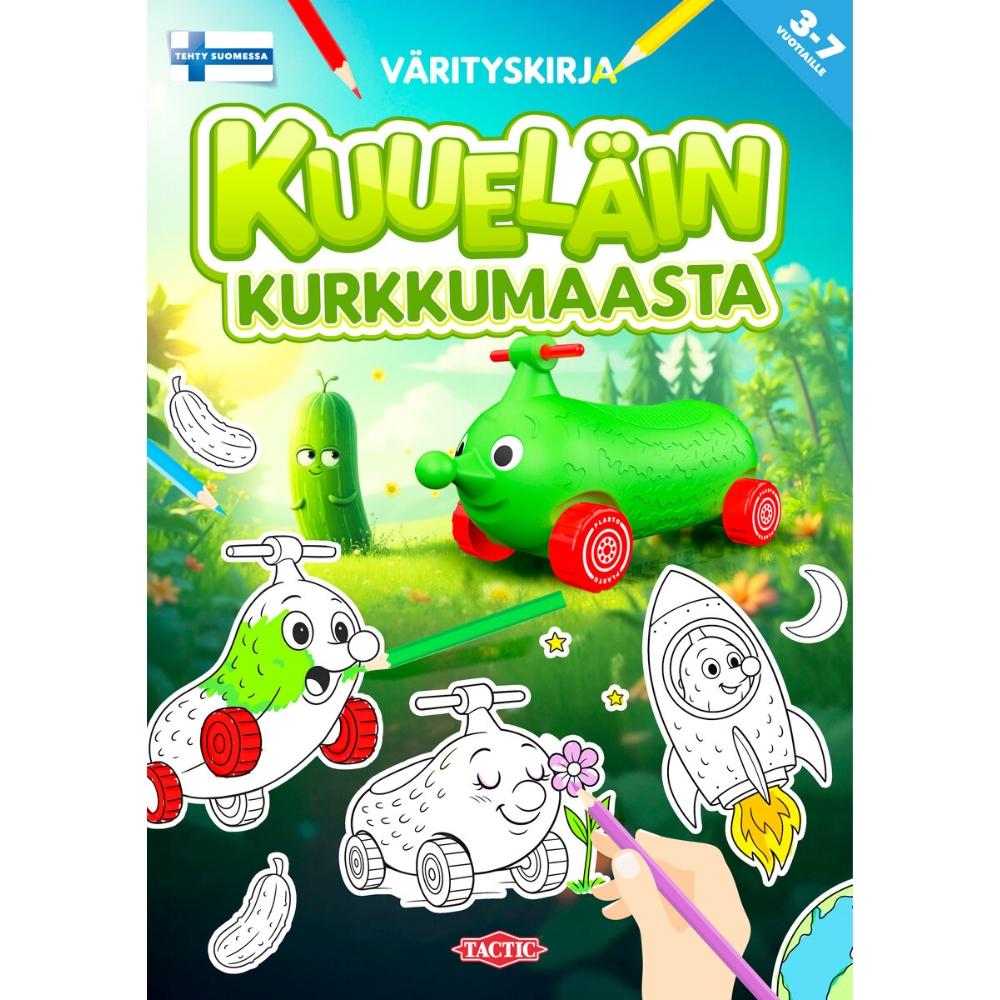 Värityskirja Kuueläin Kurkkumaasta Tactic