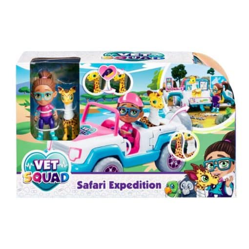 Vet Squad safariauto ja hahmot