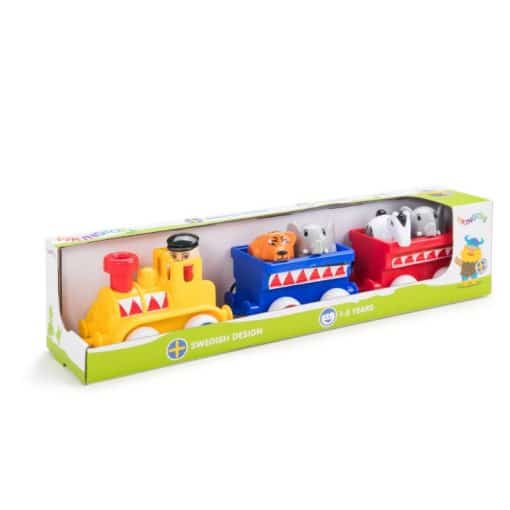 Viking Toys sirkusjuna kuljettaja ja eläimet - Image 2