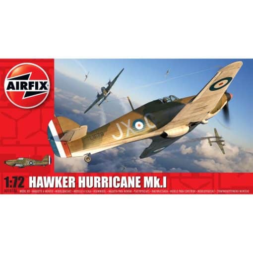 Airfix Hawker Hurricane Mk.I A01010A koottava pienoismalli