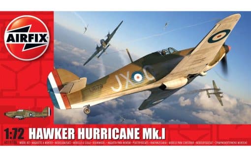 Airfix Hawker Hurricane Mk.I A01010A koottava pienoismalli - Image 2