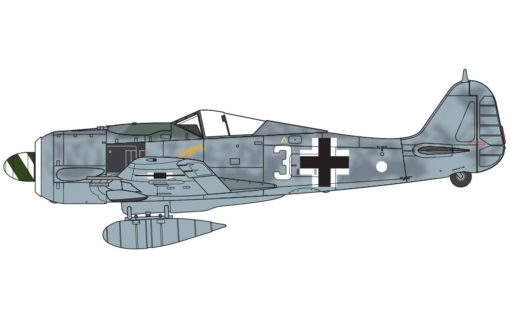 Airfix Focke-Wulf Fw190-A8 A01020A koottava pienoismalli - Image 4