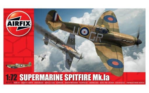 Airfix Supermarine Spitfire Mk.Ia koottava pienoismalli - Image 6