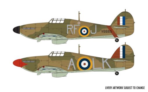 Airfix Hawker Hurricane Mk.I A01010A koottava pienoismalli - Image 5