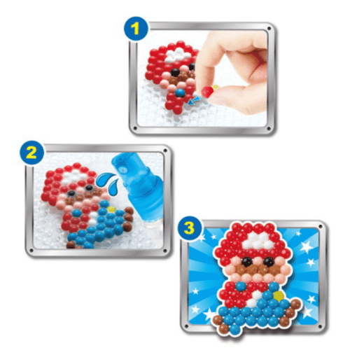 Aquabeads askarteluhelmet Super Mario hahmosetti - Image 3