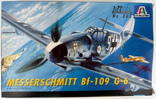 Italeri Messerschmitt Bf-109 G-6 0063 koottava pienoismalli