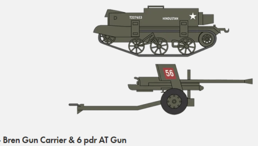 Airfix Bren Gun Carrier & 6Pdr Anti-Tank GUN koottava pienoismalli - Image 5