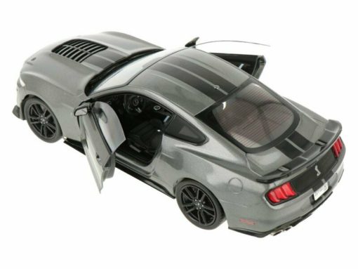 Ford Shelby Gt500 1:18 harmaa Solido-keräilyauto - Image 4