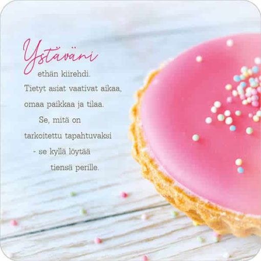 Ystävänpäiväkortti Leivos Ja teksti