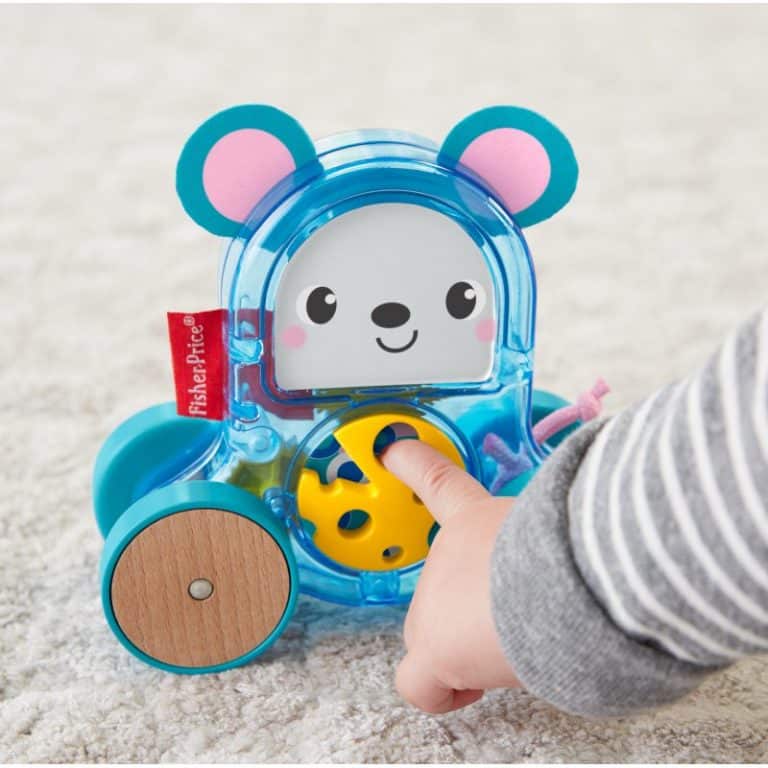 Fisher-Price työnnettävä hiirilelu pyörillä - Image 3
