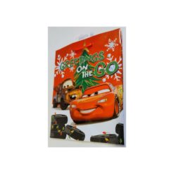 Jouluinen lahjakassi Cars greetings on the go M-koko