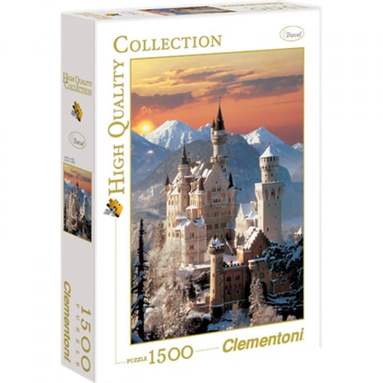 Palapeli 1500 palaa Neuschwansteinin linna Clementoni