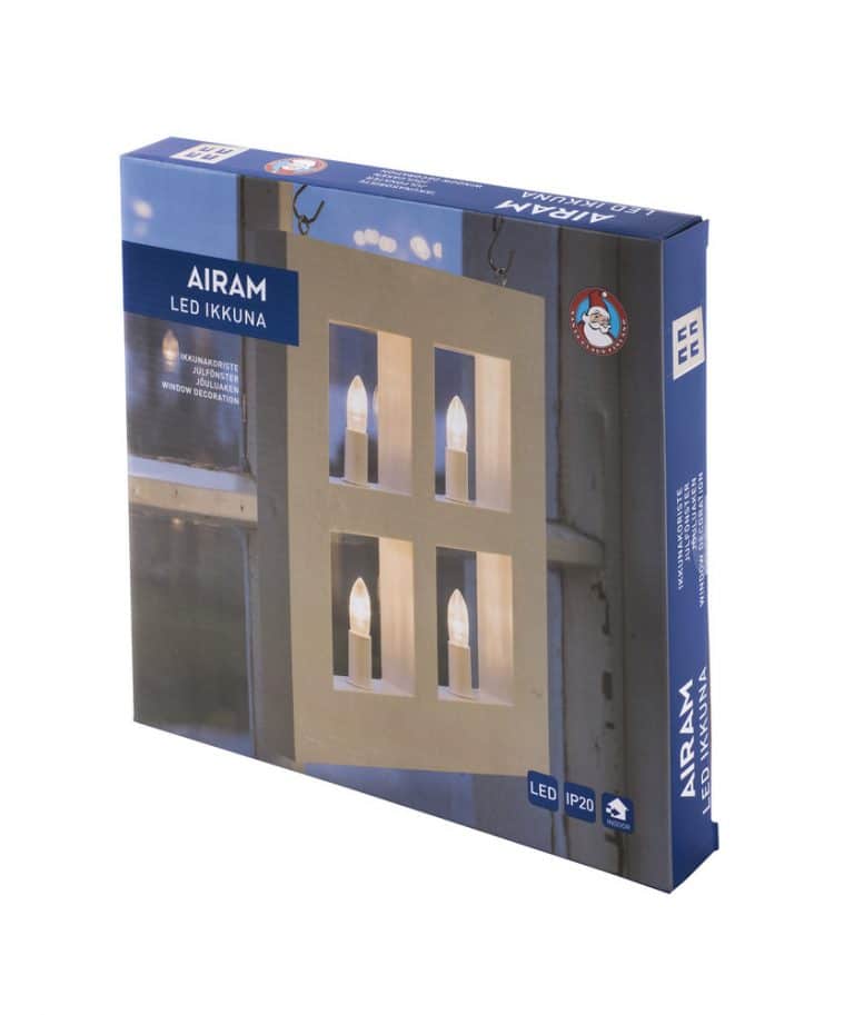 LED ikkuna 4 kynttilää valkoinen Airam - Image 3