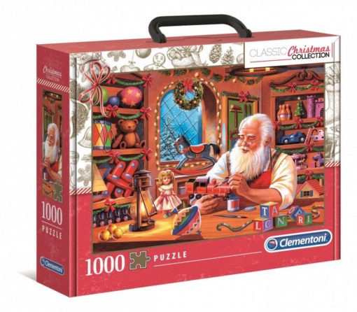 Palapeli 1000 palaa Joulupukin Paja Clementoni