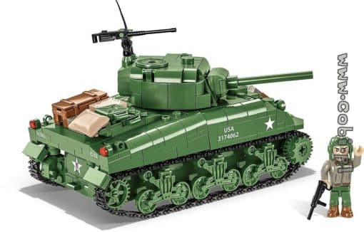 Cobi 3044 World War II tankki Sherman M4A1 - Image 8