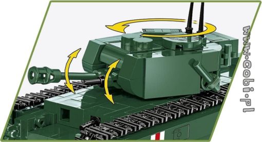 Cobi tankki Churchill Mk.IV C2717-pienoismalli - Image 6