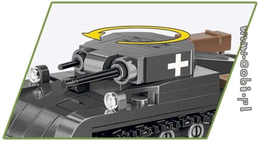 Cobi tankki Panzer II Ausf.A C2718-pienoismalli - Image 7