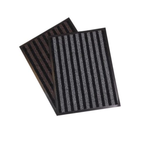 Kynnysmatto Zebra 60 x 80 cm harmaa-musta - Image 2