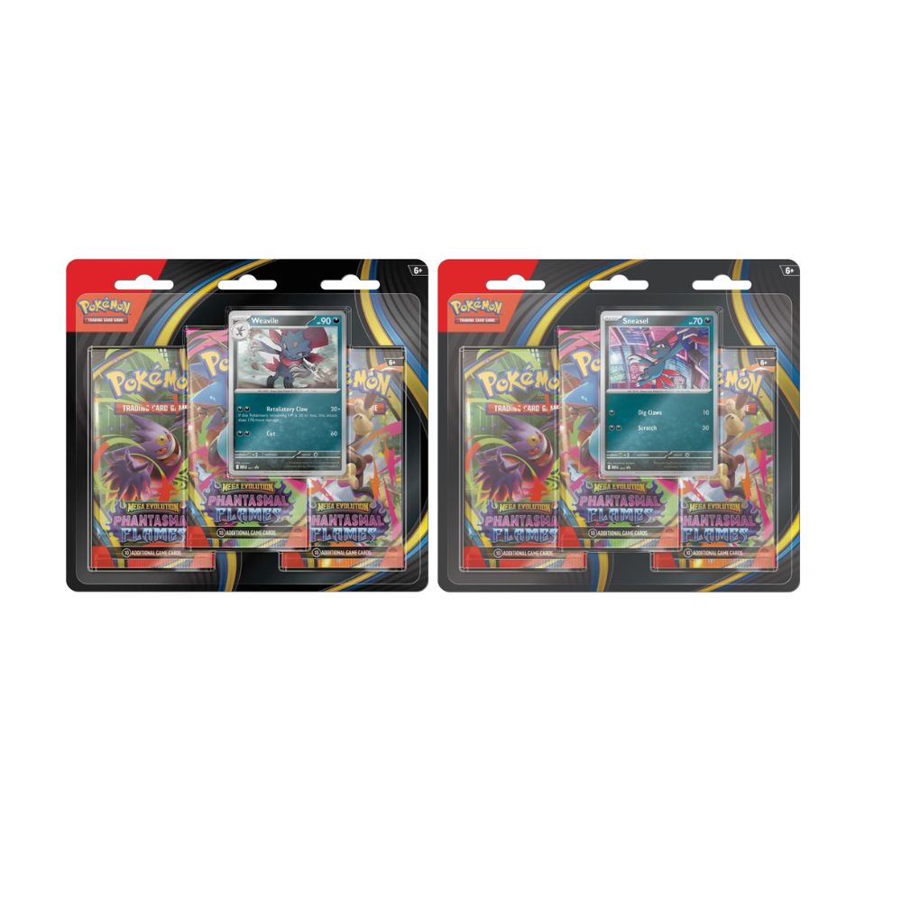 Pokemon ME02 Phantasmal Flames 3-Pack Blister