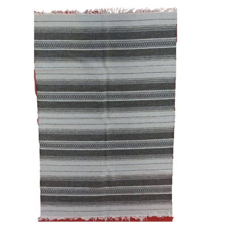 Muovipuuvilla matto 163 x 230 cm harmaa Ruska