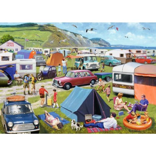Palapeli 1000 palaa Camping ja Caravanning Ravensburger - Image 2