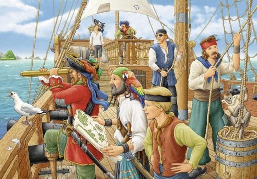 Palapeli, Merirosvo, Ravensburger (9,90) 24 x 2 palaa - Image 2