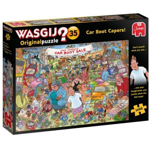 Palapeli 1000 palaa Wasgij 35 car boot capers