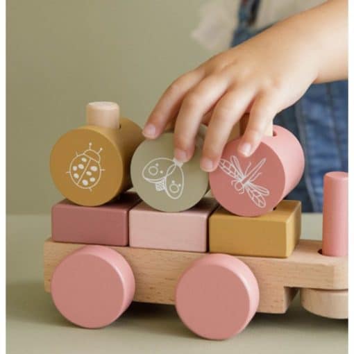 Juna puinen pink Little Dutch - Image 3