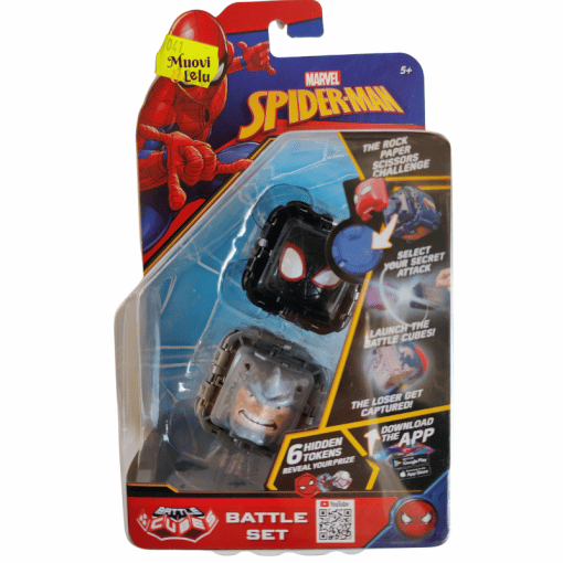 Spiderman Battle cube musta & harmaa