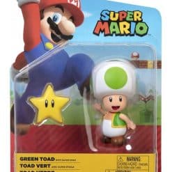 Super Mario hahmo 10 cm Green Toad