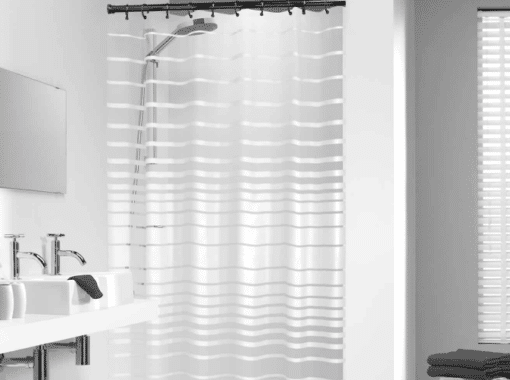 Suihkuverho Kirkas Valkoinen Screen 180 x 200 cm - Image 2