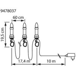 led kuusenkynttilät