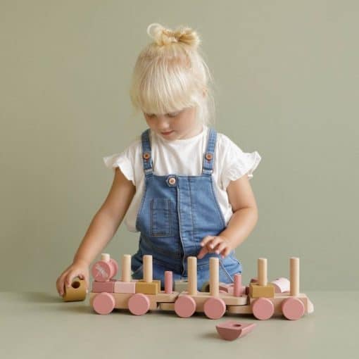 Juna puinen pink Little Dutch - Image 2